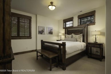 This beautifully maintained 4-bedroom, 4.5-bath log cabin in on Teton Springs Resort and Club in Idaho - for sale on GolfHomes.com, golf home, golf lot
