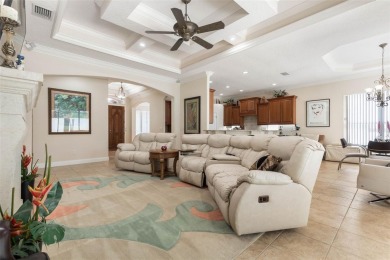 Discover this meticulously maintained, fully furnished custom on Grand Haven Golf Club in Florida - for sale on GolfHomes.com, golf home, golf lot