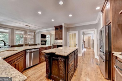 Absolutely stunning 5 bed/4.5 bath MASTER-ON-MAIN home with on Laurel Springs Golf Club in Georgia - for sale on GolfHomes.com, golf home, golf lot