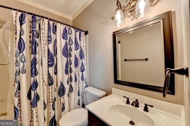Absolutely stunning 5 bed/4.5 bath MASTER-ON-MAIN home with on Laurel Springs Golf Club in Georgia - for sale on GolfHomes.com, golf home, golf lot