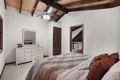 Completed in March 2025, this nearly brand-new chalet features on Innsbrook Resort Golf Course in Missouri - for sale on GolfHomes.com, golf home, golf lot