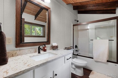 Completed in March 2025, this nearly brand-new chalet features on Innsbrook Resort Golf Course in Missouri - for sale on GolfHomes.com, golf home, golf lot