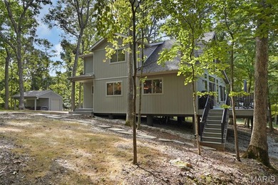 Completed in March 2025, this nearly brand-new chalet features on Innsbrook Resort Golf Course in Missouri - for sale on GolfHomes.com, golf home, golf lot