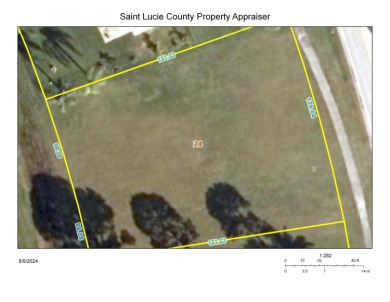 RARE FIND. Fully Cleared And Clean Nearly 1/2 Acre Homesite In on The Saints At Port St Lucie Golf Course in Florida - for sale on GolfHomes.com, golf home, golf lot