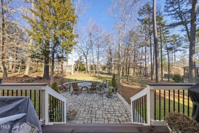 Welcome to your Dream Home perfectly tucked away behind the 8th on Hasentree Club in North Carolina - for sale on GolfHomes.com, golf home, golf lot