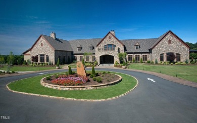 Welcome to your Dream Home perfectly tucked away behind the 8th on Hasentree Club in North Carolina - for sale on GolfHomes.com, golf home, golf lot