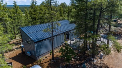 Perched on a serene hillside in Munds Park and bordered by on Pinewood Country Club in Arizona - for sale on GolfHomes.com, golf home, golf lot
