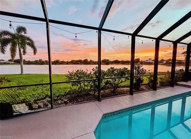 LAKE FRONT, REAR WESTERN SUNSET VIEWS, HEATED POOL. Welcome to on Gateway Golf and Country Club in Florida - for sale on GolfHomes.com, golf home, golf lot