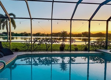 LAKE FRONT, REAR WESTERN SUNSET VIEWS, HEATED POOL. Welcome to on Gateway Golf and Country Club in Florida - for sale on GolfHomes.com, golf home, golf lot