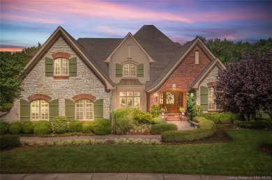STUNNING CUSTOM-BUILT HOME WITH *OLD WORLD* CHARM & ATTENTION TO on Covered Bridge Golf Club in Indiana - for sale on GolfHomes.com, golf home, golf lot