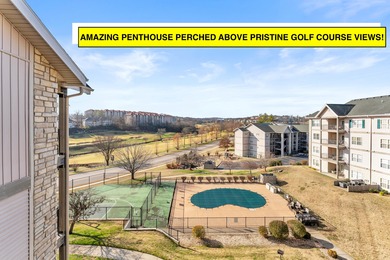 AMAZING PENTHOUSE PERCHED ABOVE PRISTINE GOLF COURSE VIEWS! on Pointe Royale Village Country Club in Missouri - for sale on GolfHomes.com, golf home, golf lot