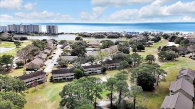 Amazing top floor unit with vaulted ceiling and gulf views! on Seascape Golf Course in Florida - for sale on GolfHomes.com, golf home, golf lot