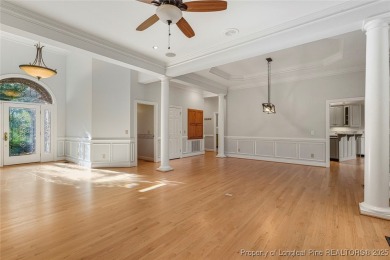 Stunning custom build, brick home, located in the gated and golf on Carolina Trace Country Club in North Carolina - for sale on GolfHomes.com, golf home, golf lot