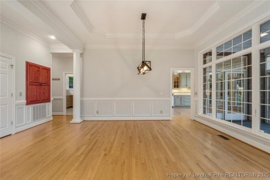 Stunning custom build, brick home, located in the gated and golf on Carolina Trace Country Club in North Carolina - for sale on GolfHomes.com, golf home, golf lot
