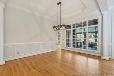 Stunning custom build, brick home, located in the gated and golf on Carolina Trace Country Club in North Carolina - for sale on GolfHomes.com, golf home, golf lot