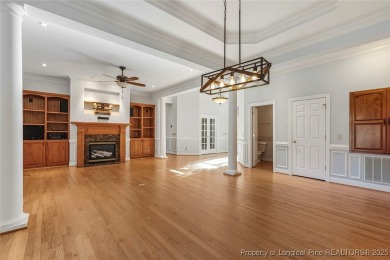 Stunning custom build, brick home, located in the gated and golf on Carolina Trace Country Club in North Carolina - for sale on GolfHomes.com, golf home, golf lot