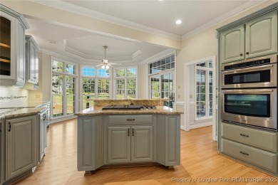 Stunning custom build, brick home, located in the gated and golf on Carolina Trace Country Club in North Carolina - for sale on GolfHomes.com, golf home, golf lot