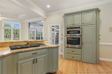 Stunning custom build, brick home, located in the gated and golf on Carolina Trace Country Club in North Carolina - for sale on GolfHomes.com, golf home, golf lot