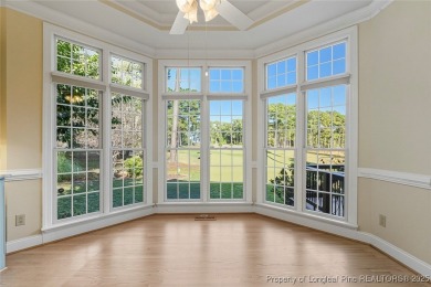 Stunning custom build, brick home, located in the gated and golf on Carolina Trace Country Club in North Carolina - for sale on GolfHomes.com, golf home, golf lot
