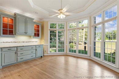 Stunning custom build, brick home, located in the gated and golf on Carolina Trace Country Club in North Carolina - for sale on GolfHomes.com, golf home, golf lot