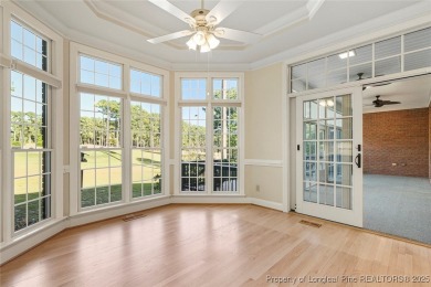 Stunning custom build, brick home, located in the gated and golf on Carolina Trace Country Club in North Carolina - for sale on GolfHomes.com, golf home, golf lot