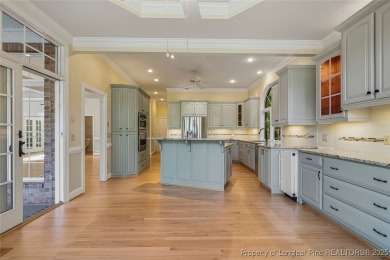 Stunning custom build, brick home, located in the gated and golf on Carolina Trace Country Club in North Carolina - for sale on GolfHomes.com, golf home, golf lot