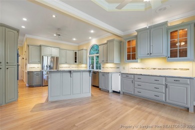 Stunning custom build, brick home, located in the gated and golf on Carolina Trace Country Club in North Carolina - for sale on GolfHomes.com, golf home, golf lot