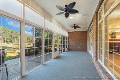 Stunning custom build, brick home, located in the gated and golf on Carolina Trace Country Club in North Carolina - for sale on GolfHomes.com, golf home, golf lot