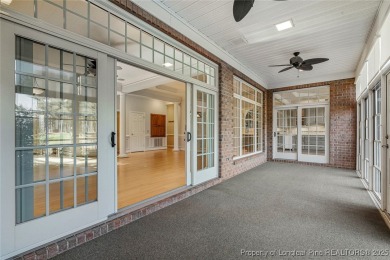 Stunning custom build, brick home, located in the gated and golf on Carolina Trace Country Club in North Carolina - for sale on GolfHomes.com, golf home, golf lot