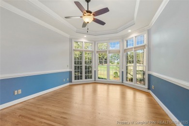 Stunning custom build, brick home, located in the gated and golf on Carolina Trace Country Club in North Carolina - for sale on GolfHomes.com, golf home, golf lot