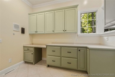 Stunning custom build, brick home, located in the gated and golf on Carolina Trace Country Club in North Carolina - for sale on GolfHomes.com, golf home, golf lot