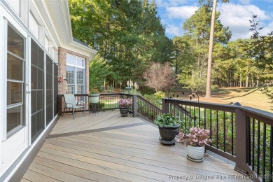 Stunning custom build, brick home, located in the gated and golf on Carolina Trace Country Club in North Carolina - for sale on GolfHomes.com, golf home, golf lot