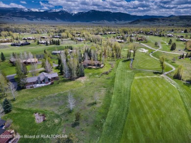 Enjoy clear Teton views from this wonderful home in Golf & on Jackson Hole Golf and Tennis Club in Wyoming - for sale on GolfHomes.com, golf home, golf lot