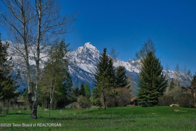 Enjoy clear Teton views from this wonderful home in Golf & on Jackson Hole Golf and Tennis Club in Wyoming - for sale on GolfHomes.com, golf home, golf lot