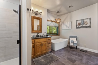 This stunning home offers timeless craftsmanship, luxurious on The Coves Golf Course in Oklahoma - for sale on GolfHomes.com, golf home, golf lot