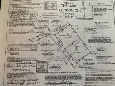 Come check out the homesite you are looking for in the Oaks of on Crooked Creek Golf Club in Kentucky - for sale on GolfHomes.com, golf home, golf lot