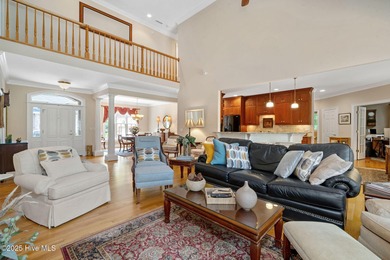 This custom-built home by renowned builder Johnny Stone offers on River Landing Golf Course in North Carolina - for sale on GolfHomes.com, golf home, golf lot