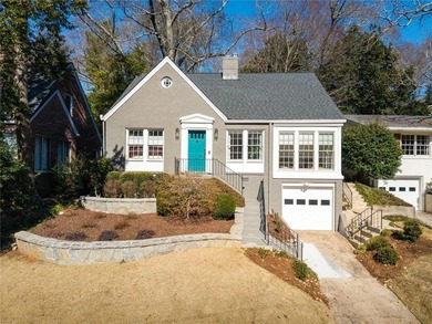 This beautifully renovated Lake Claire bungalow blends classic on Candler Park Golf Course in Georgia - for sale on GolfHomes.com, golf home, golf lot