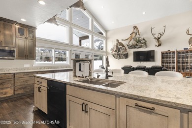 This stunning custom-built home sits on a generous lot right on on Star Valley RV Golf Course in Wyoming - for sale on GolfHomes.com, golf home, golf lot