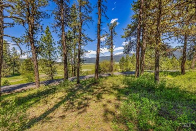 Gorgeous Valley and Mountain views with mature pine trees on Meadowcreek Golf Resort in Idaho - for sale on GolfHomes.com, golf home, golf lot