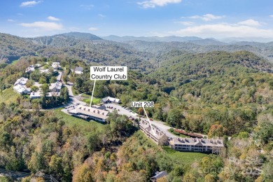 Welcome to? *Au Chalet?*? an upper-level end unit 1BR/1BA condo on Wolf Laurel Country Club in North Carolina - for sale on GolfHomes.com, golf home, golf lot