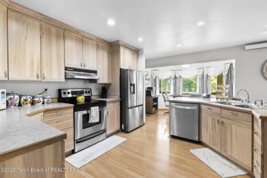 Discover mountain living at its finest with this stunning home on Star Valley RV Golf Course in Wyoming - for sale on GolfHomes.com, golf home, golf lot