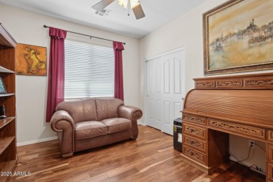 Beautiful single-level home with no interior steps features 3 on The Golf Club At Johnson Ranch in Arizona - for sale on GolfHomes.com, golf home, golf lot