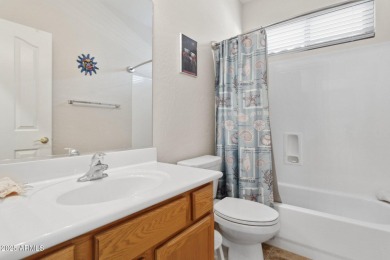 Beautiful single-level home with no interior steps features 3 on The Golf Club At Johnson Ranch in Arizona - for sale on GolfHomes.com, golf home, golf lot