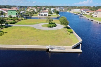An exceptional offering in the gated, guard-secured Yacht Harbor on Hammock Dunes Club in Florida - for sale on GolfHomes.com, golf home, golf lot