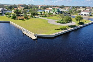 An exceptional offering in the gated, guard-secured Yacht Harbor on Hammock Dunes Club in Florida - for sale on GolfHomes.com, golf home, golf lot