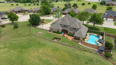 Welcome to your dream oasis nestled in the heart of a serene on Golf Club At Surrey Hills in Oklahoma - for sale on GolfHomes.com, golf home, golf lot