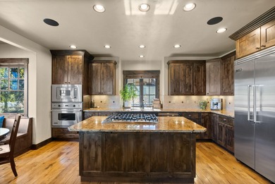 This Sun Forest-built home is perfectly positioned between the on The Club At Pronghorn Golf Course in Oregon - for sale on GolfHomes.com, golf home, golf lot