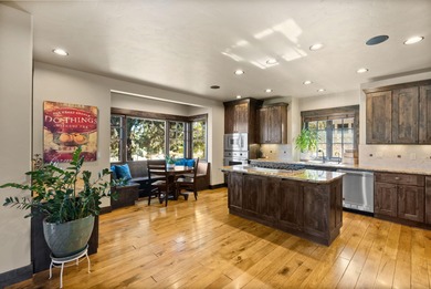 This Sun Forest-built home is perfectly positioned between the on The Club At Pronghorn Golf Course in Oregon - for sale on GolfHomes.com, golf home, golf lot