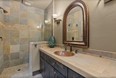 This Sun Forest-built home is perfectly positioned between the on The Club At Pronghorn Golf Course in Oregon - for sale on GolfHomes.com, golf home, golf lot